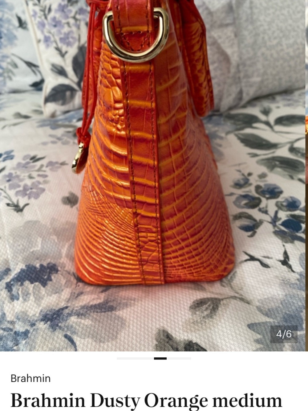 Brahmin med Duxbury with wallet. - Picture 4 of 6